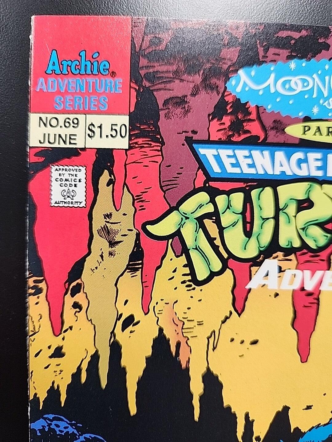 Teenage Mutant Ninja Turtles Adventures #69 1995 Moon Eyes Pt 3 Hard To Find NM