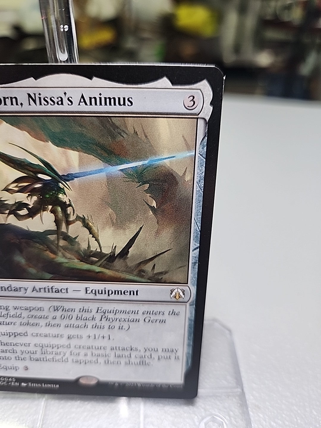 MTG Bitterthorn, Nissa's Animus MOC Rare 0045 Regular Magic The Gathering