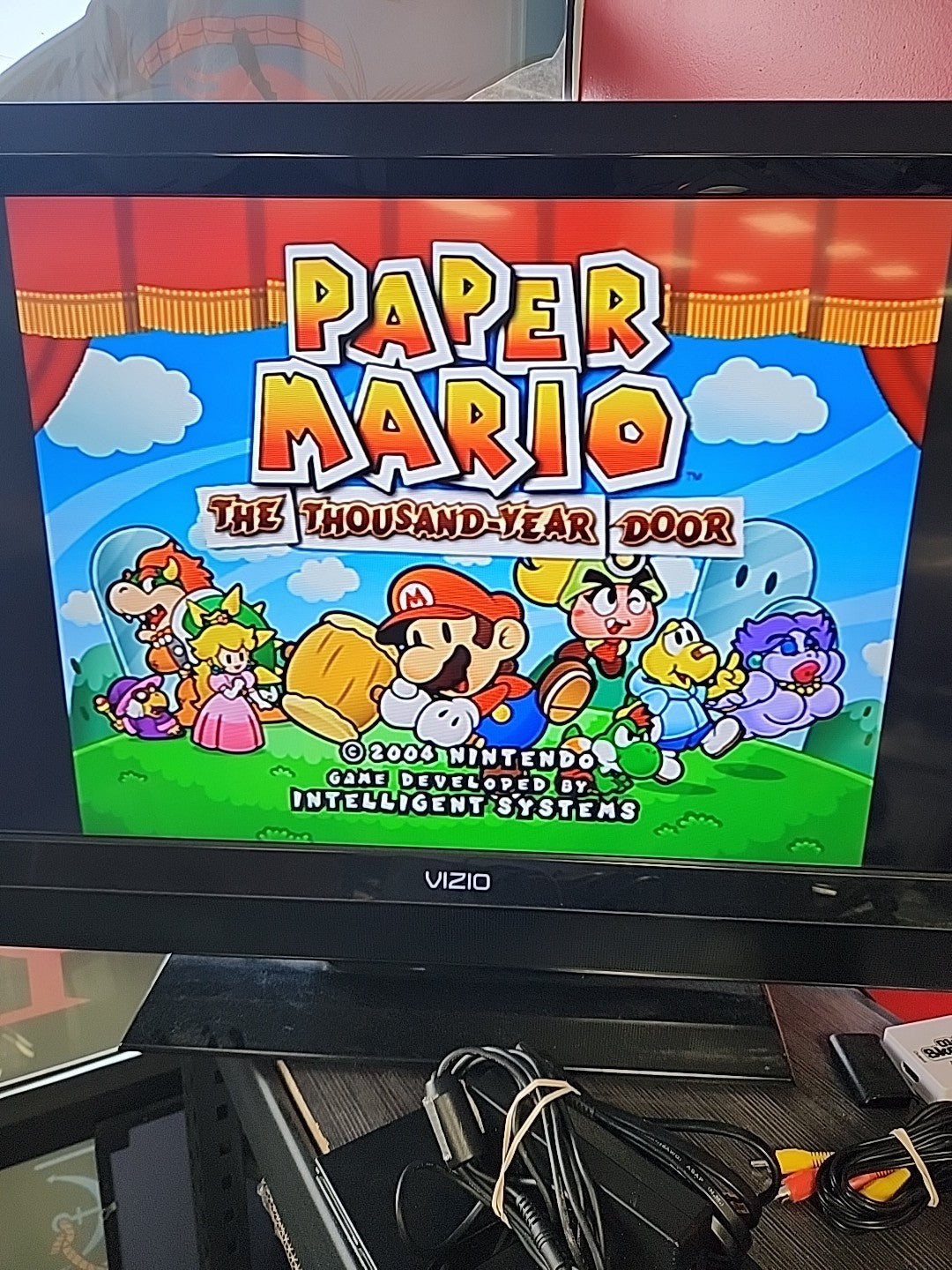 Paper Mario Thousand Year Door (Nintendo GameCube, 2004) CIB Tested Black Label