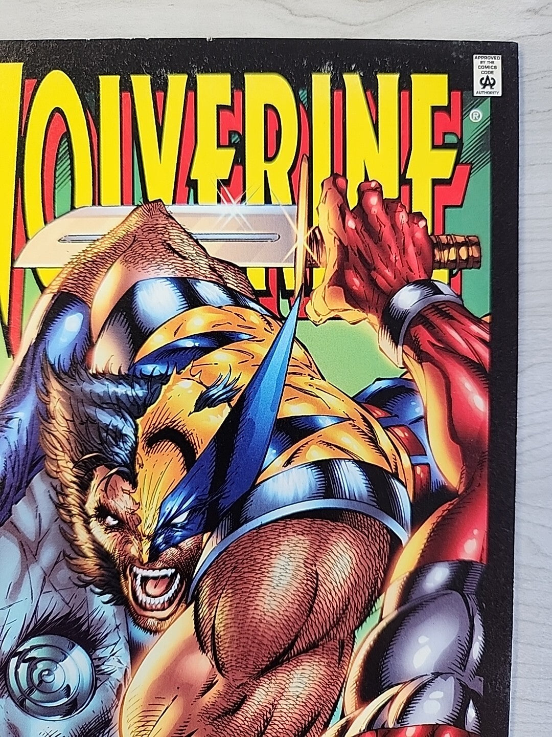 Wolverine #154 VS Deadpool Sept 2000 Rare Newsstand Variant VF Marvel Comics