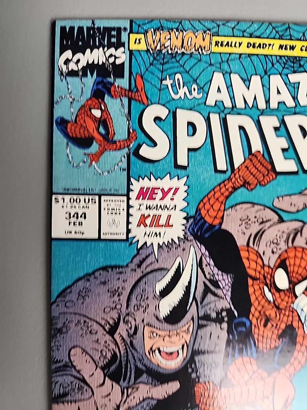 Amazing Spider Man #344 1991 Marvel Comics. Vf+ 1st Cletus Kassidy, Aka Carnage