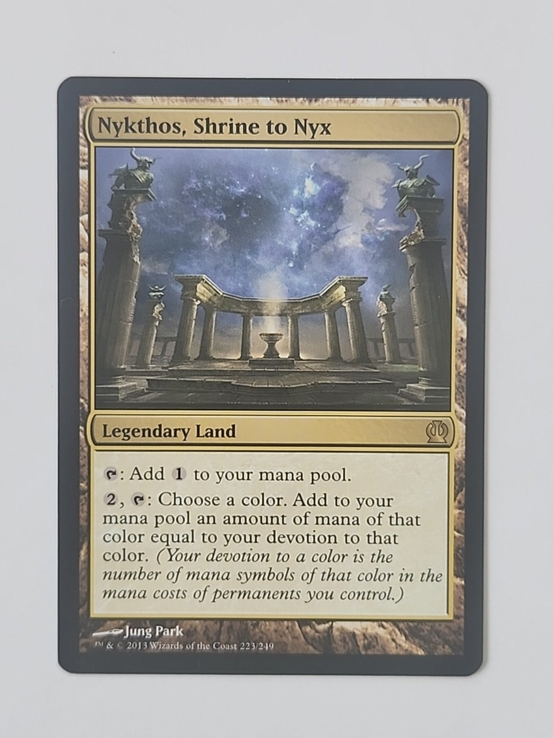 MTG Nykthos, Shrine to Nyx Theros 223/249 Regular Rare