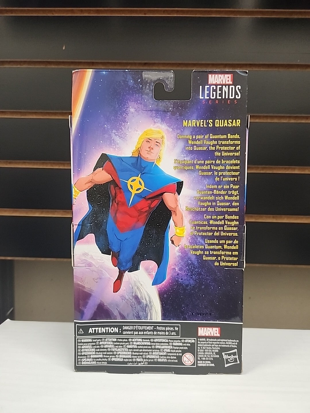 Marvel Legends Quasar 6 Inch Action Figure Blue Hasbro Brand New