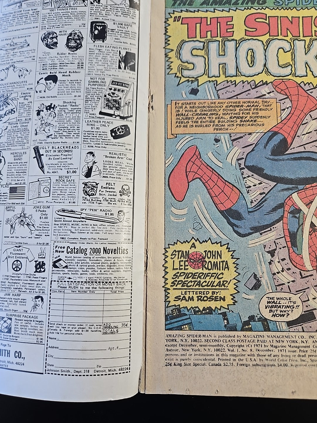 King Size Spider-Man Special #8 Marvel 1971