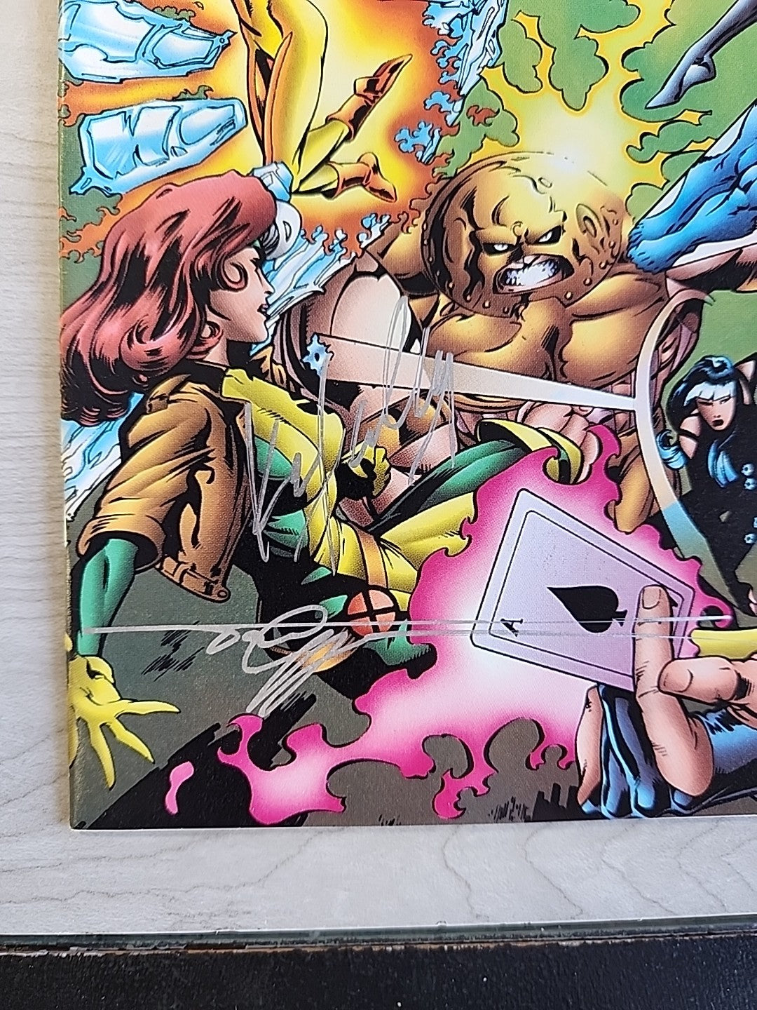 ALL NEW EXILES vs. X-MEN #0 Ken Lashley & Tom Wegrzyn signed w/COA Malibu/Marvel