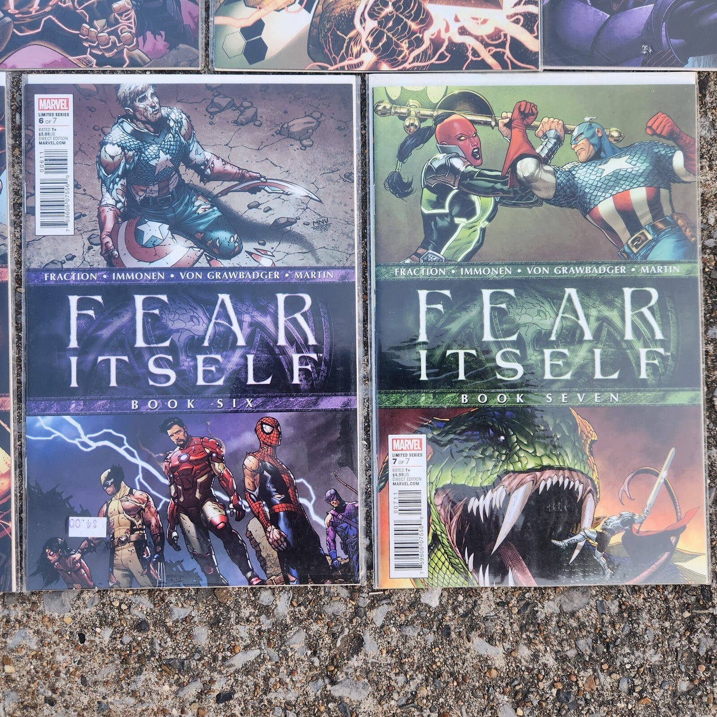 Marvel: Fear Itself Vol. 1 (2011) #1-7 Complete Set