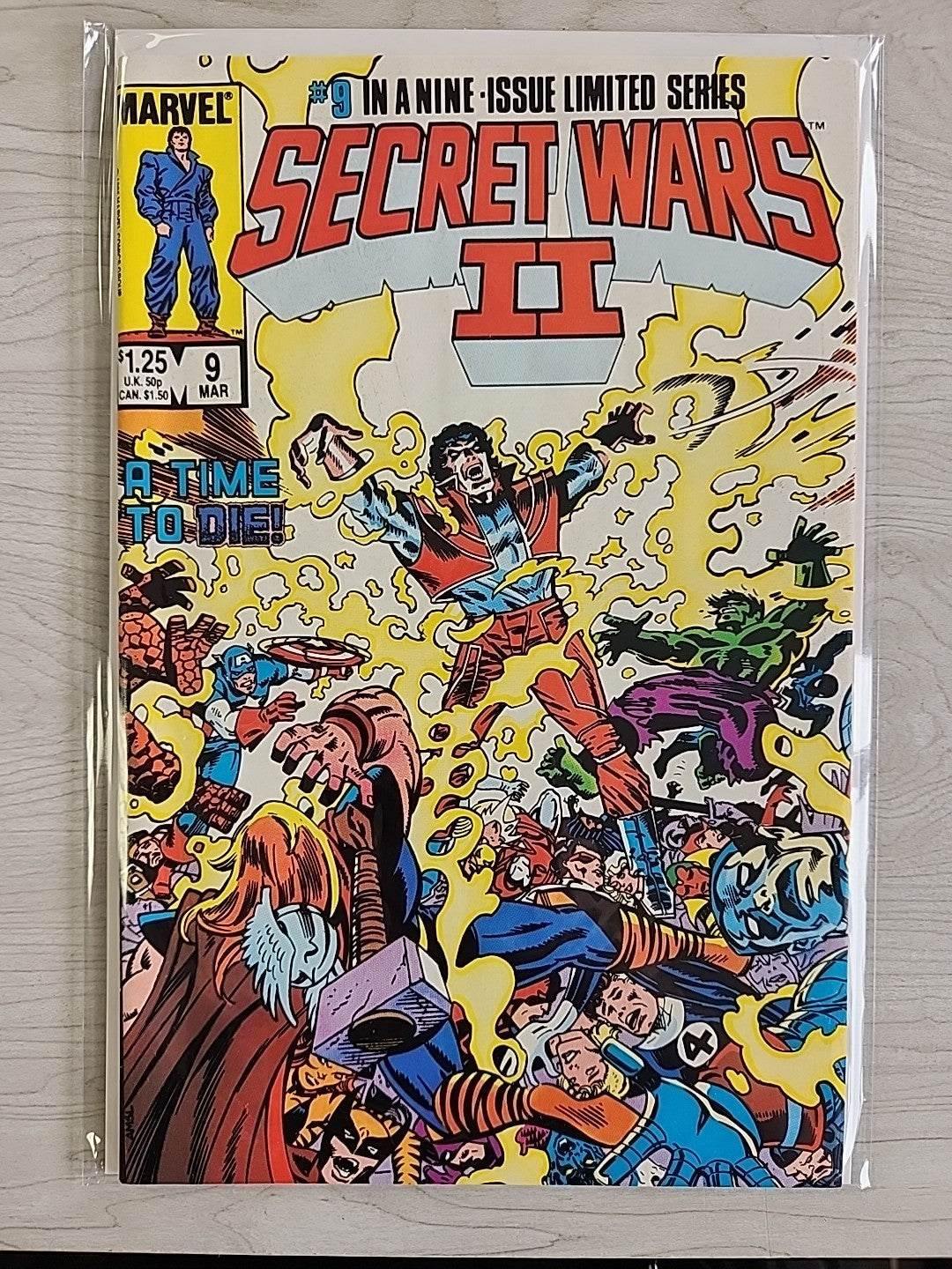 SECRET WARS II #1-9 (Marvel, 1985 Series) Complete Set of 9 Books Complete