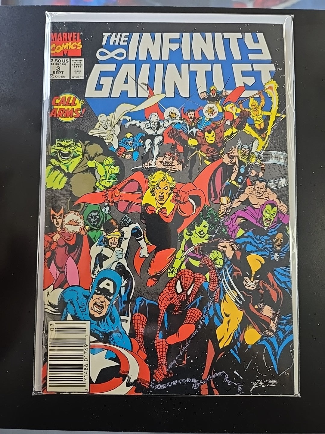 Infinity Gauntlet 1-6 Full Run , Newsstand Copies Of 1,3,4 & 5