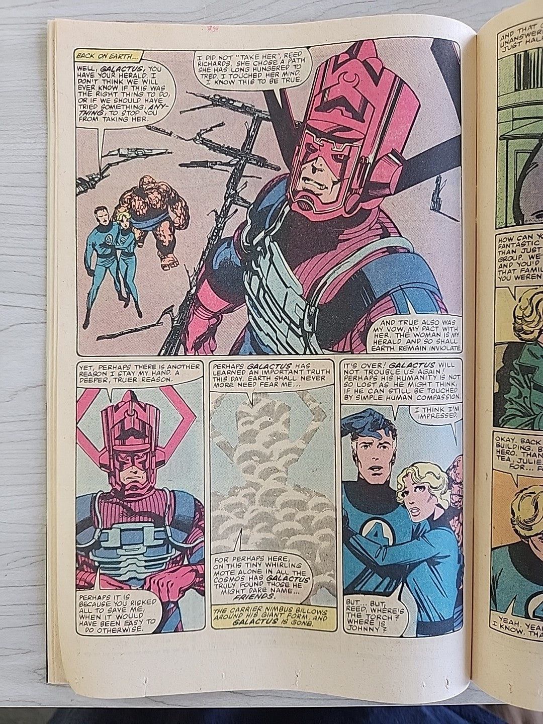 1982 Marvel Fantastic Four #244 1st Frankie Raye As Nova GALACTUS VF/NM 9.0