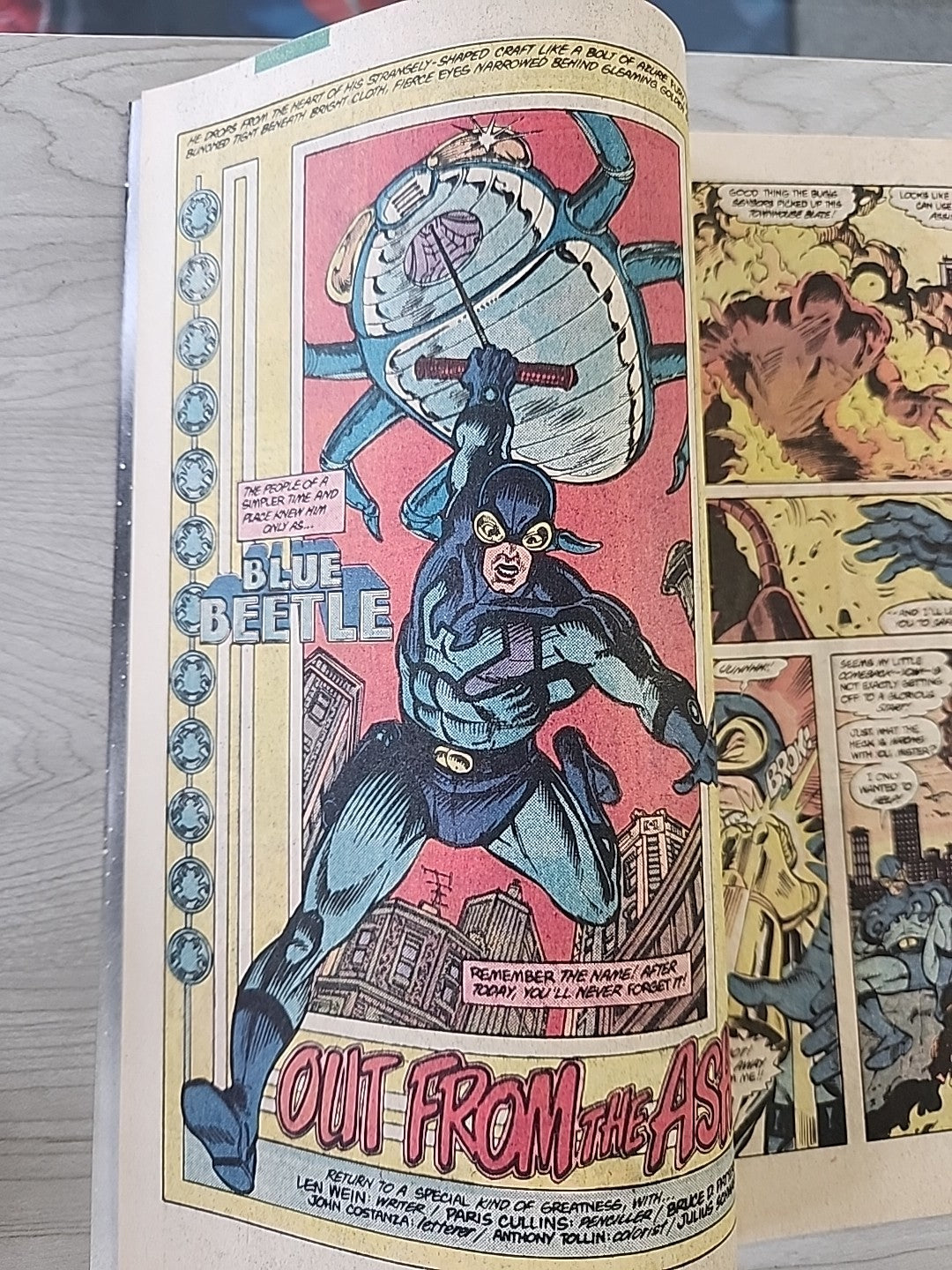Blue Beetle Comic Book #1 1st Appearance Conrad Carapax DC June 86 NM