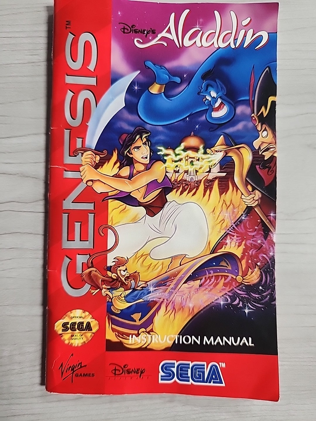 Disney's Aladdin (Sega Genesis, 1993) CIB Complete TESTED