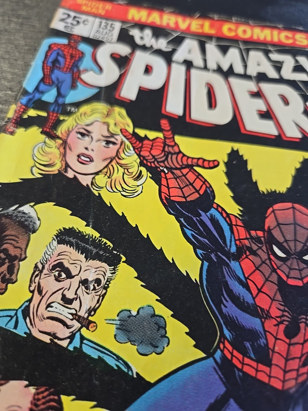 Amazing Spider-Man #135 Marvel Comics 1974 3rd Punisher - Key Comic