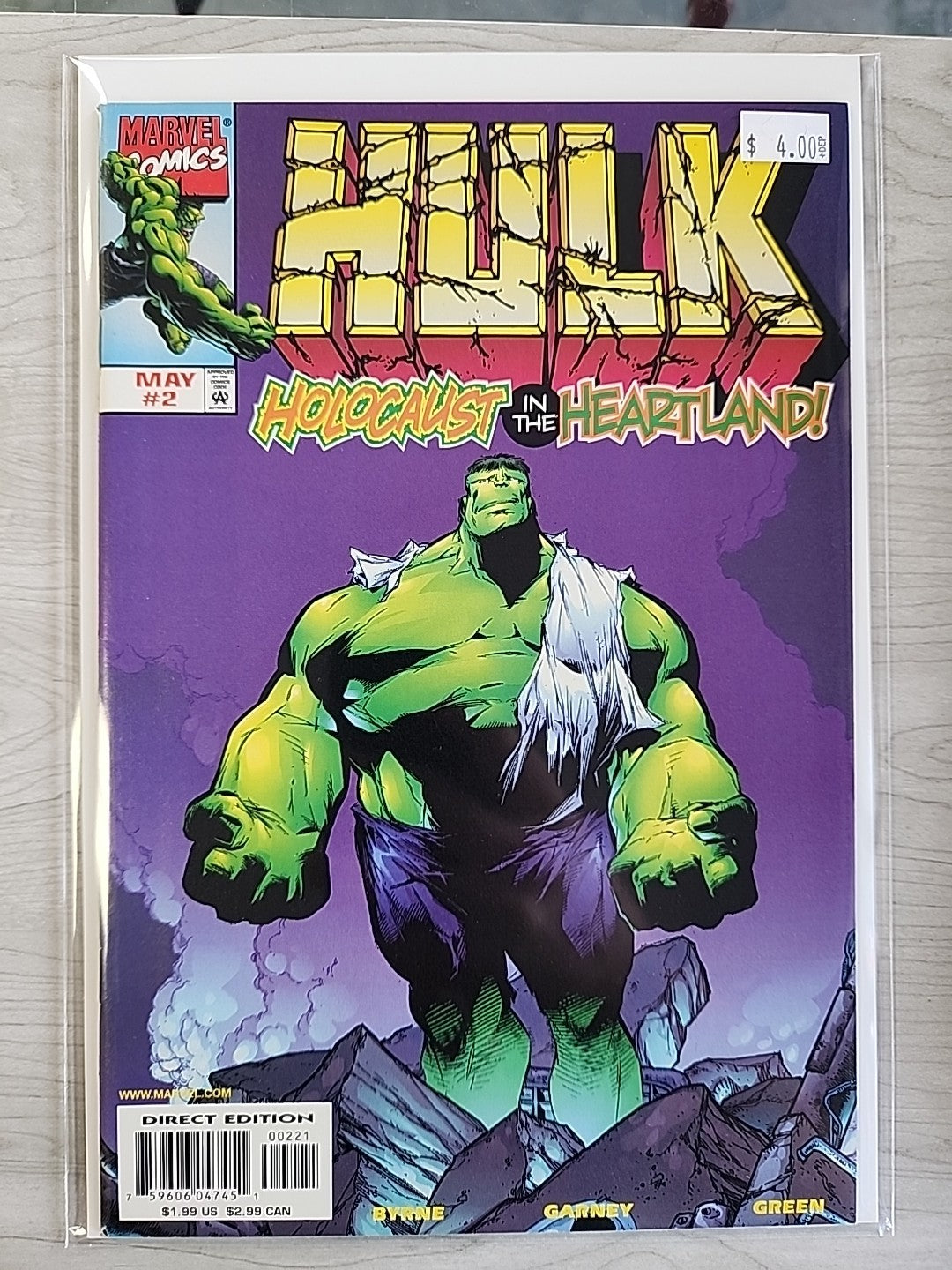 Hulk #1-11 Marvel Comics 1999 Byrne Garney Complete Run VF/NM Lot Of 11 Comics