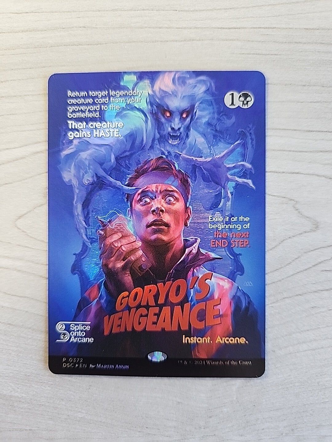 MTG Goryo's Vengeance FOIL SHOWCASE POSTER NM