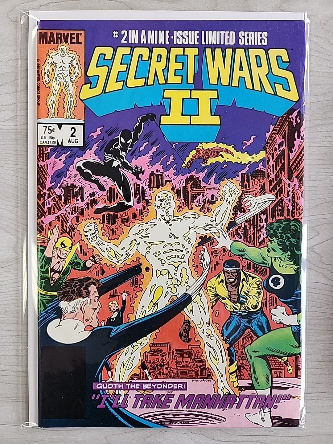 SECRET WARS II #1-9 (Marvel, 1985 Series) Complete Set of 9 Books Complete