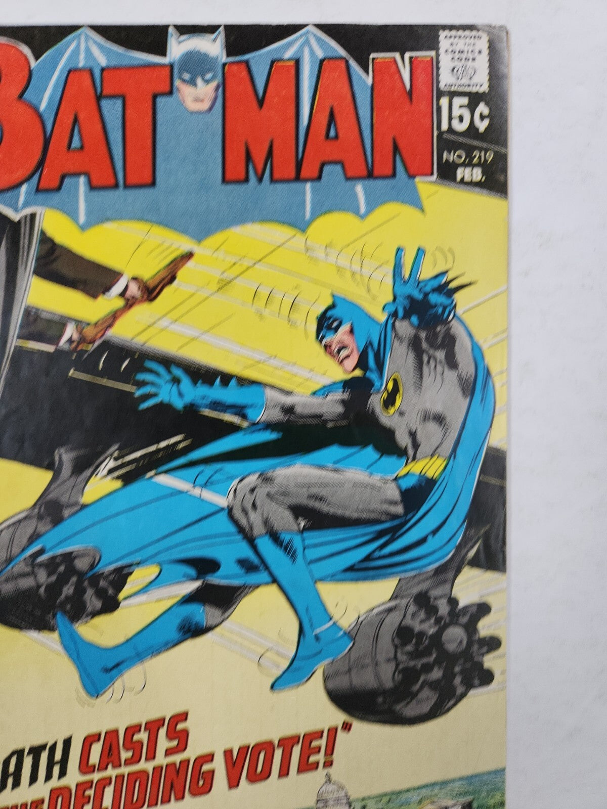 BATMAN 219 - VG/F 5.0 - COMMISSIONER GORDON - NEAL ADAMS ART (1970)