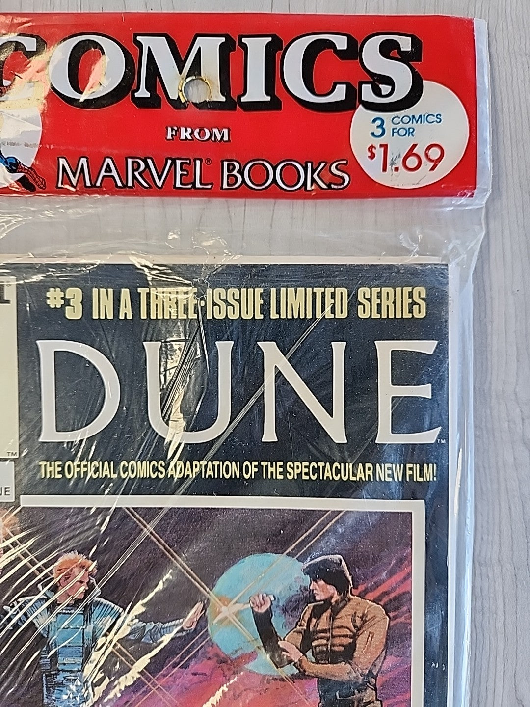Dune 1-3 Marvel Factory Sealed Comic Book 3 Pack 1 2 & 3 1984 Movie Adaptation