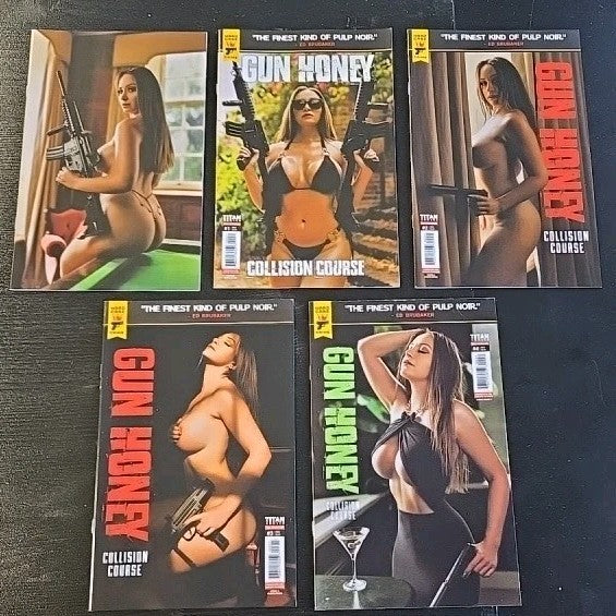 Gun Honey : Collision Course Tabitha Lyons Cosplay Variant Covers Set Of 5