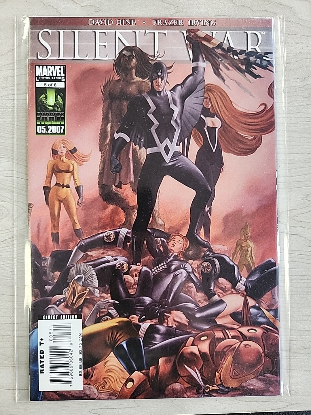 Silent War #1-6 Complete Set 1 2 3 4 5 6 Lot (2007 Marvel Comics) Black Bolt FF