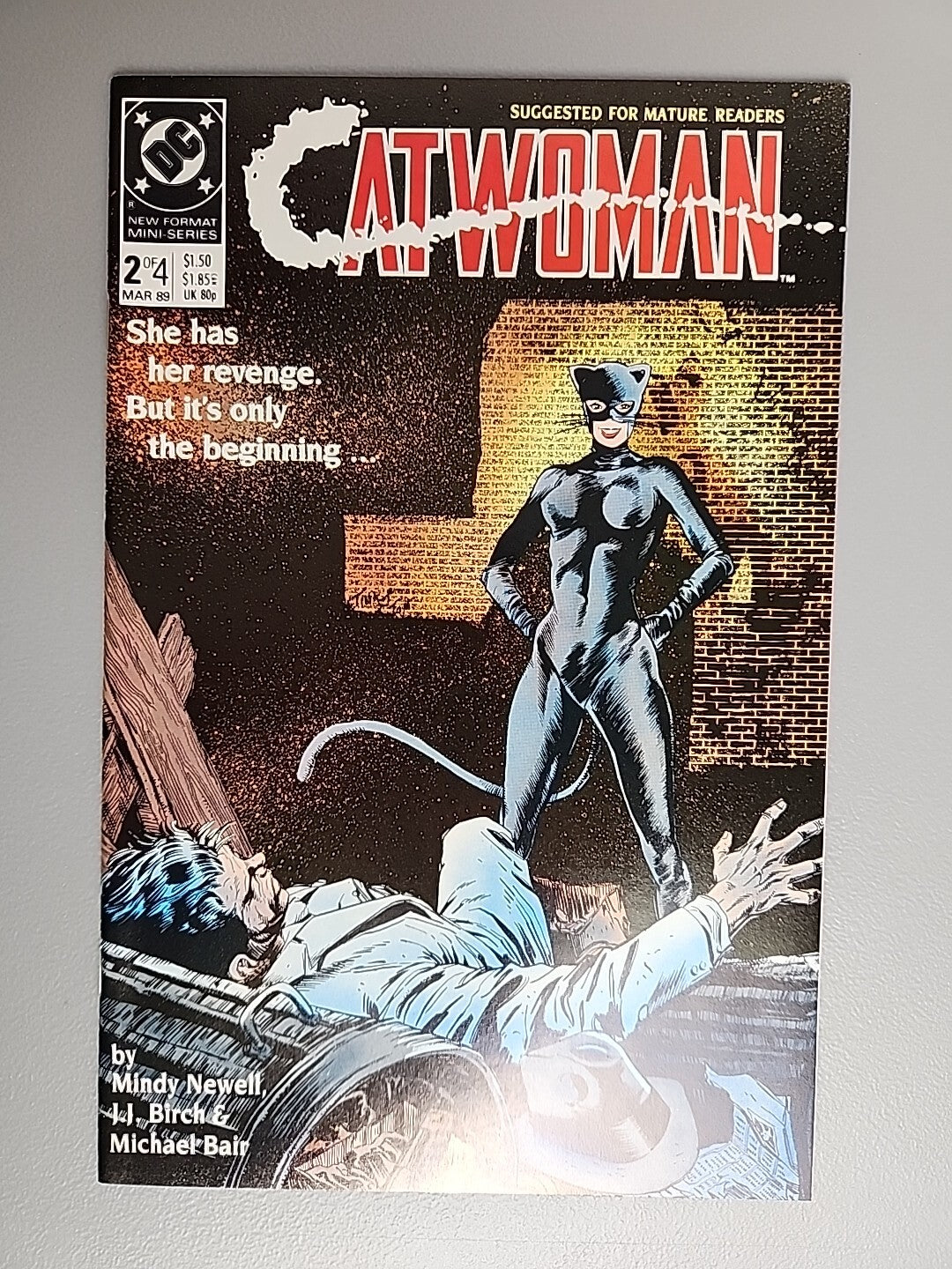CATWOMAN #1 #2 #3 #4MINDY NEWELL 1-4 Complete Set 1989 DC Comics Batman VF