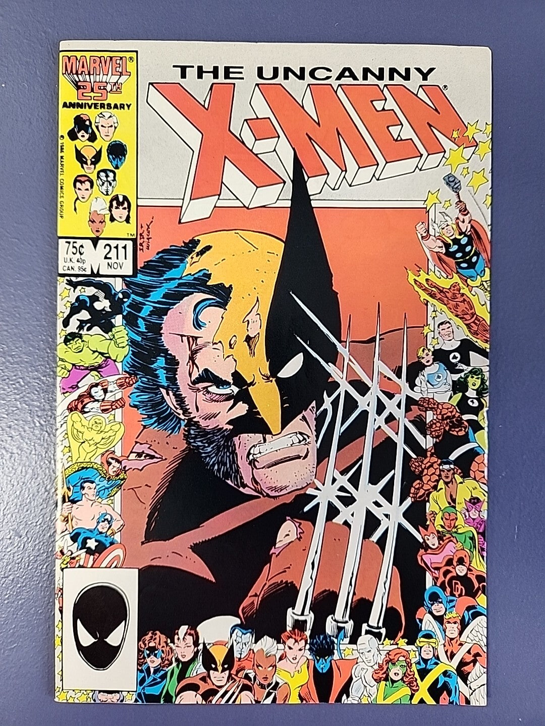 Uncanny X-Men Lot Of 3 Issues (Marvel 1986) #211 #212 #213 VF-NM Sabertooth Keys