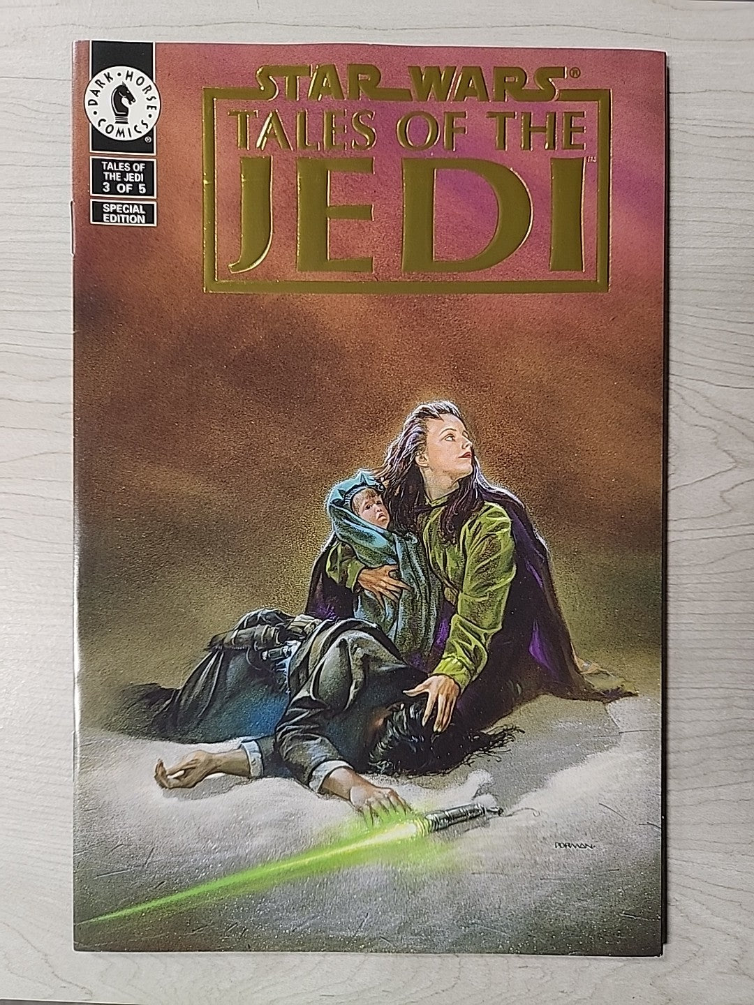 Star Wars: Tales of the Jedi #1-5 Gold Foil Set Limited To 7500 With COA VF/NM
