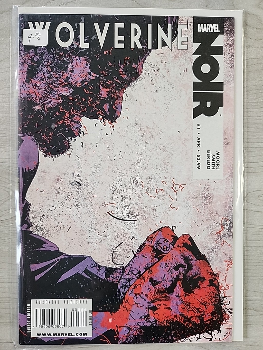 Marvel Wolverine Noir Issues 1-4 Limited Series Moore & Smith 2009 Plus Variant