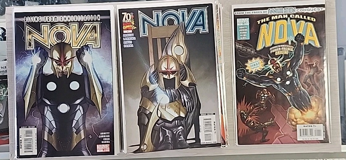 NOVA Vol 4 #1 - 7, 9-36 + Annual Abnett Lanning 2007 Annihilation