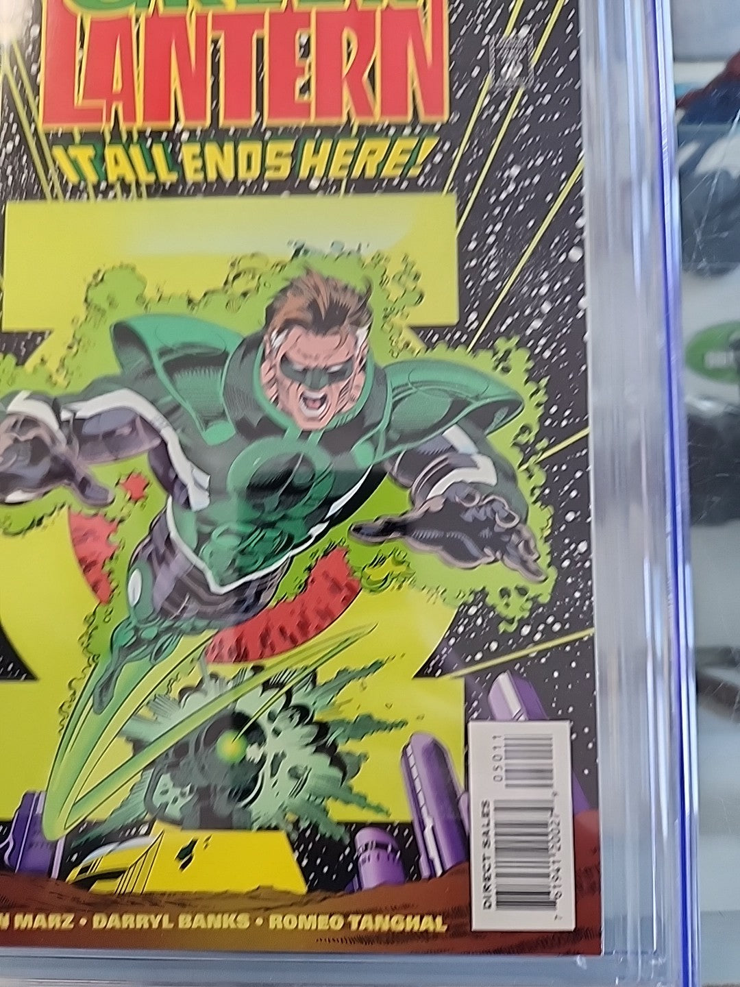 GREEN LANTERN #V3 #50 CGC 9.8 1st App Kyle Rayner As Green Lantern GITD