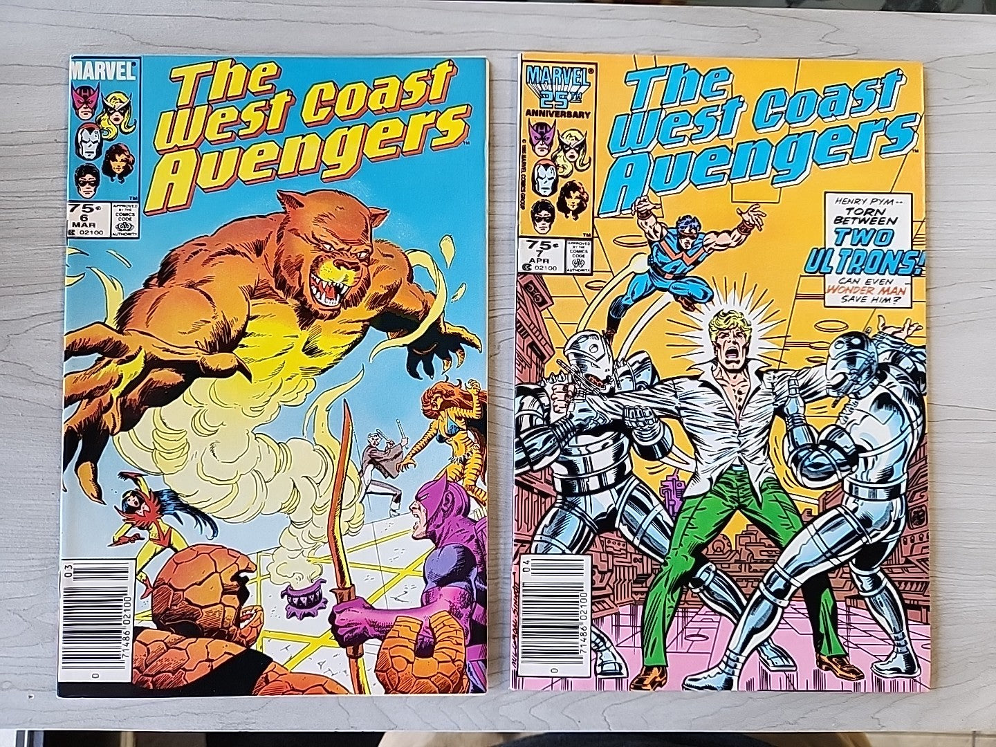 The West Coast Avengers #1 2 3 4 5 6 7 8 9 Newsstand Marvel Comics 1985 VF/NM