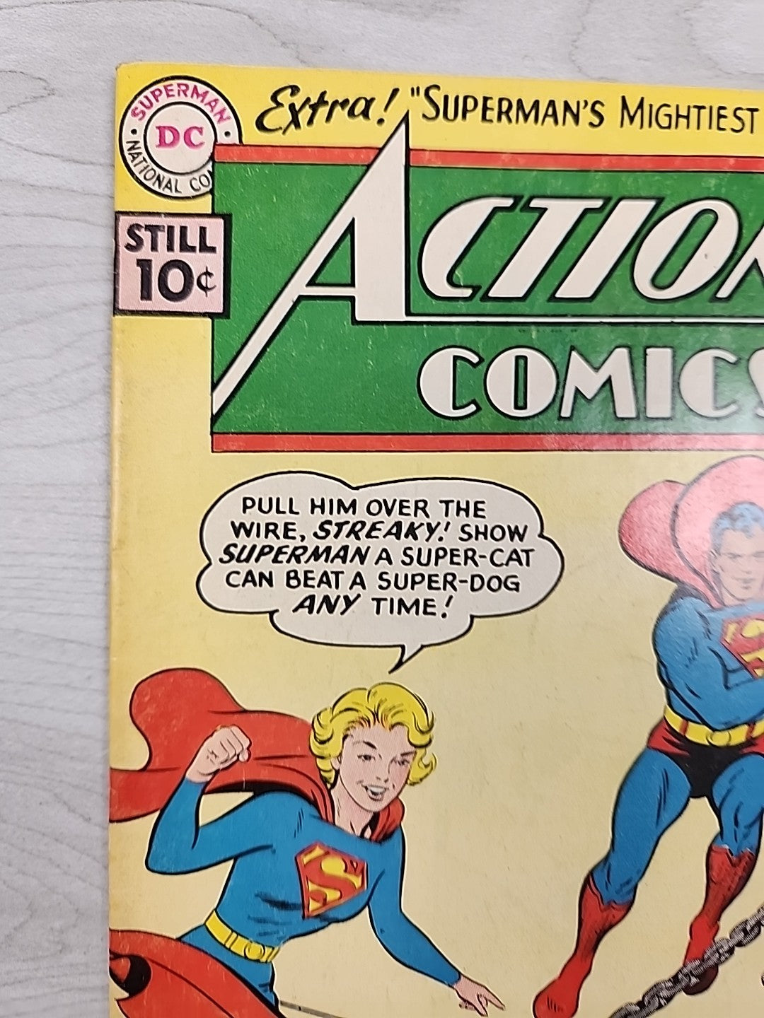 ACTION COMICS #277 1961 VG/FN SUPERGIRL "The Battle Of The Super-Pets" SUPERMAN