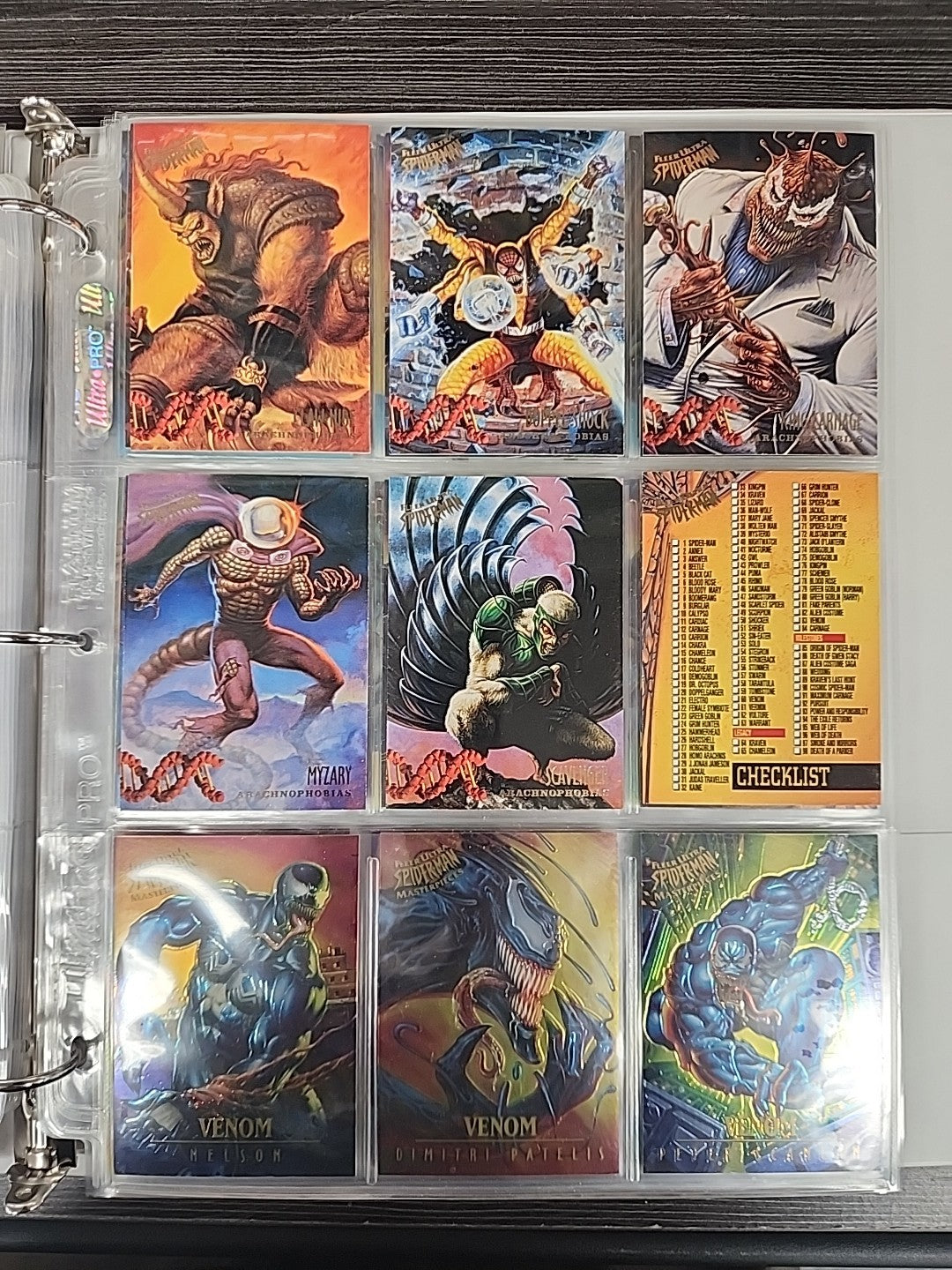 1995 Fleer Ultra Spider-Man: Complete Base Set w/ All Inserts 185 Cards