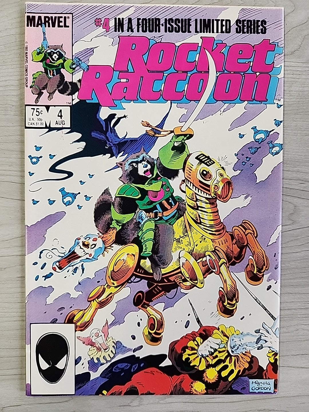 Rocket Raccoon # 1 2 3 4 1985 1st Solo Full Complete Set 1-4 VF/NM