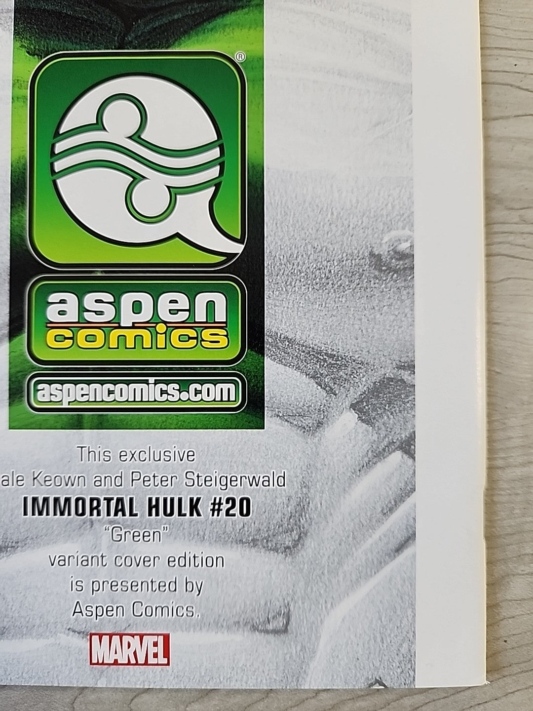 IMMORTAL HULK #20 Dale Keown Aspen Comics Virgin Variant NM