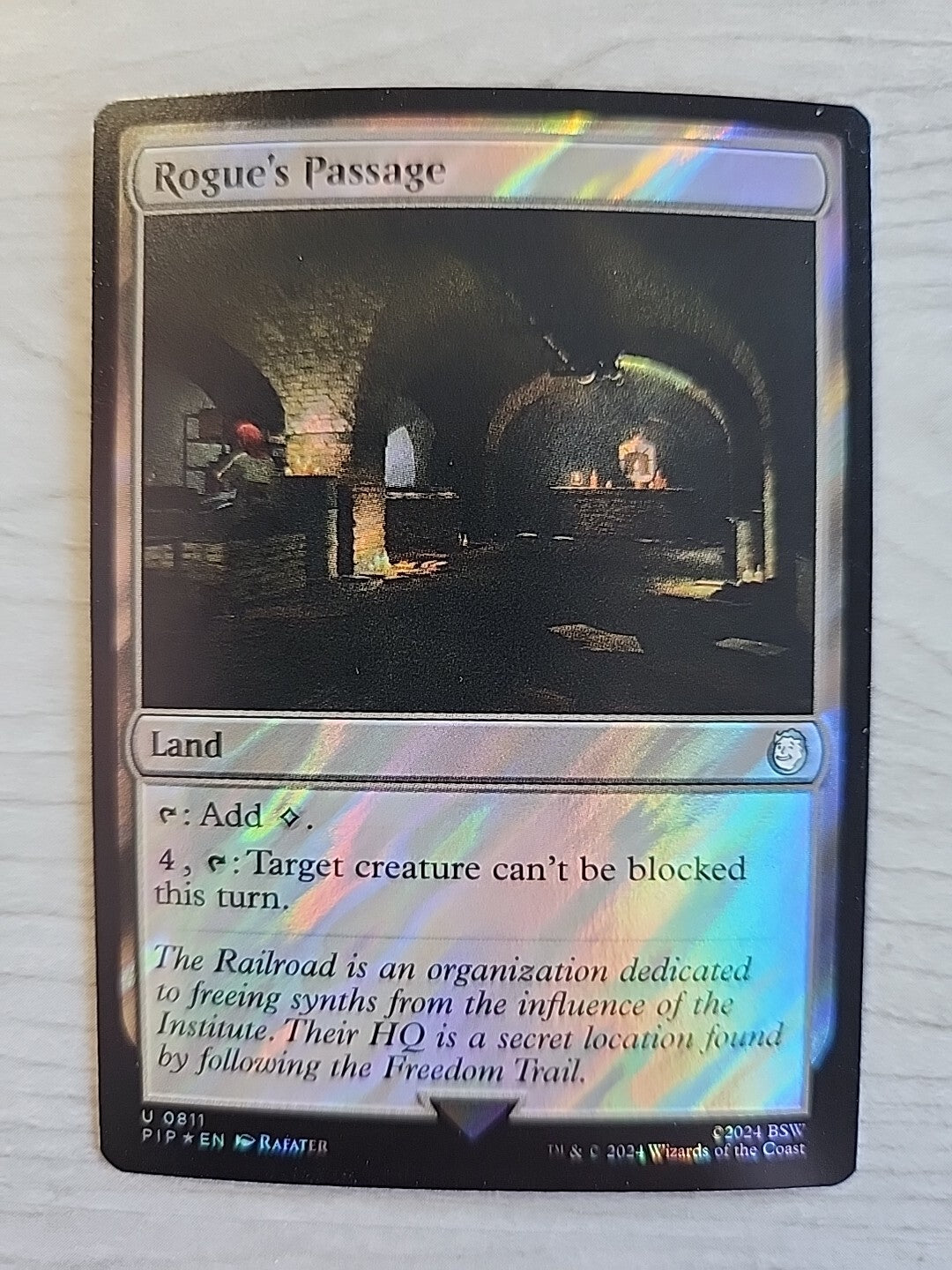 MTG Rogue's Passage Surge Foil PIP 0811 NM Magic The Gathering