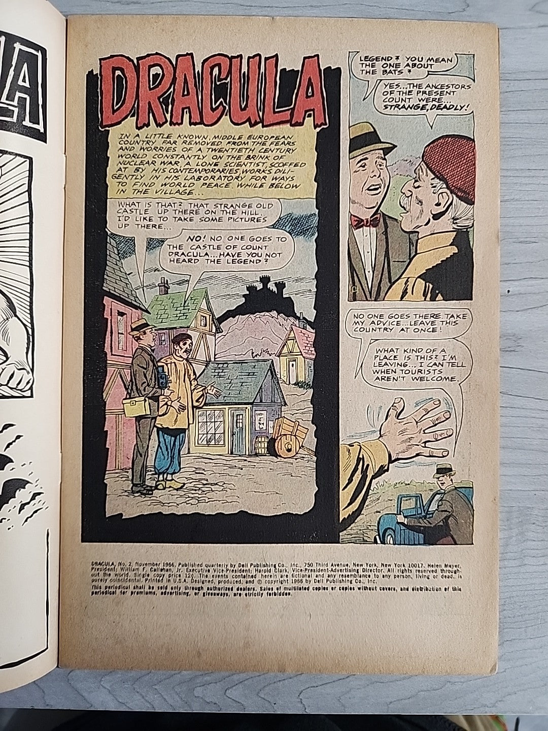 DRACULA #2 (Dell 1966) 1st Issue & Origin And #4 Lot Of 2 Issues Fine
