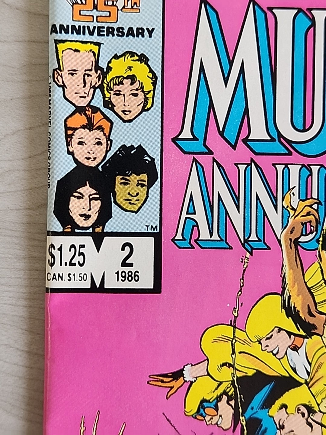 The New Mutants Annual #2 Marvel Comics 1986 1st App of Psylocke Key Issue VF/NM