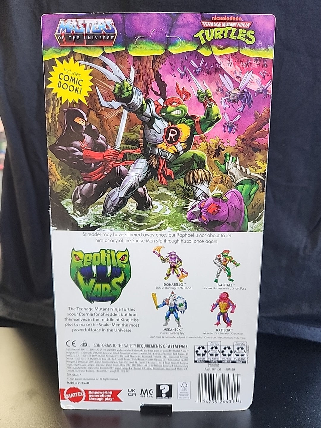 Masters of the Universe Origins Turtles of Grayskull Raphael Donatelo Unpunched