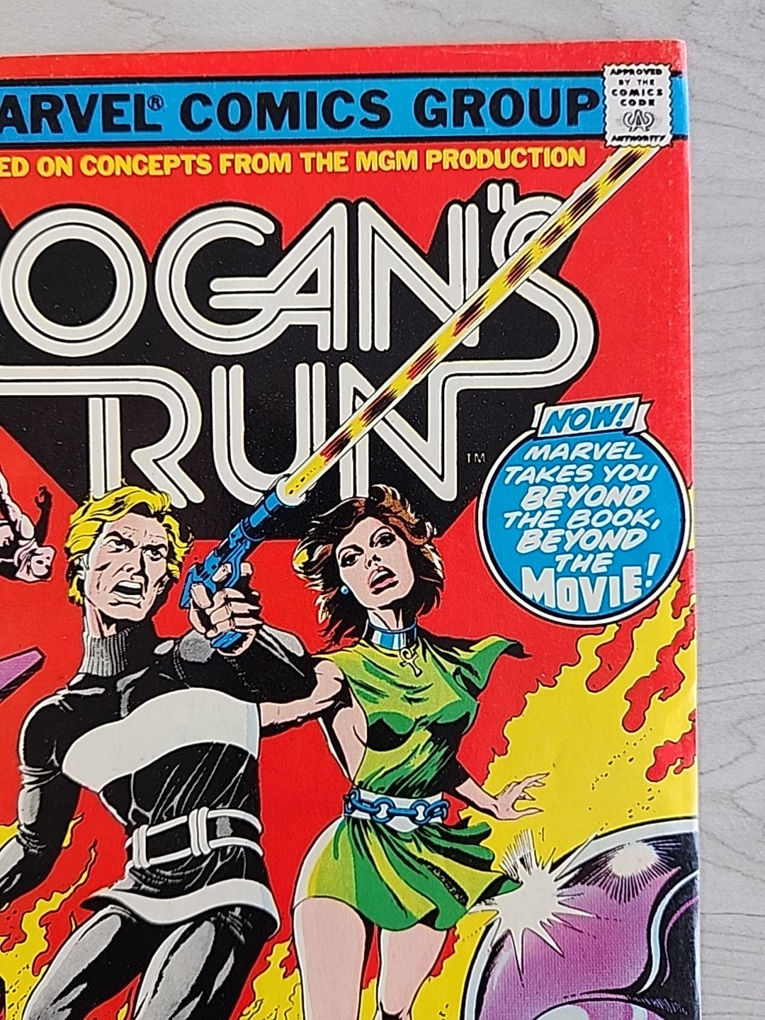 Logan's Run Vol. 1 #6 June 1977 Newsstand Bronze Age Marvel Comics FN+