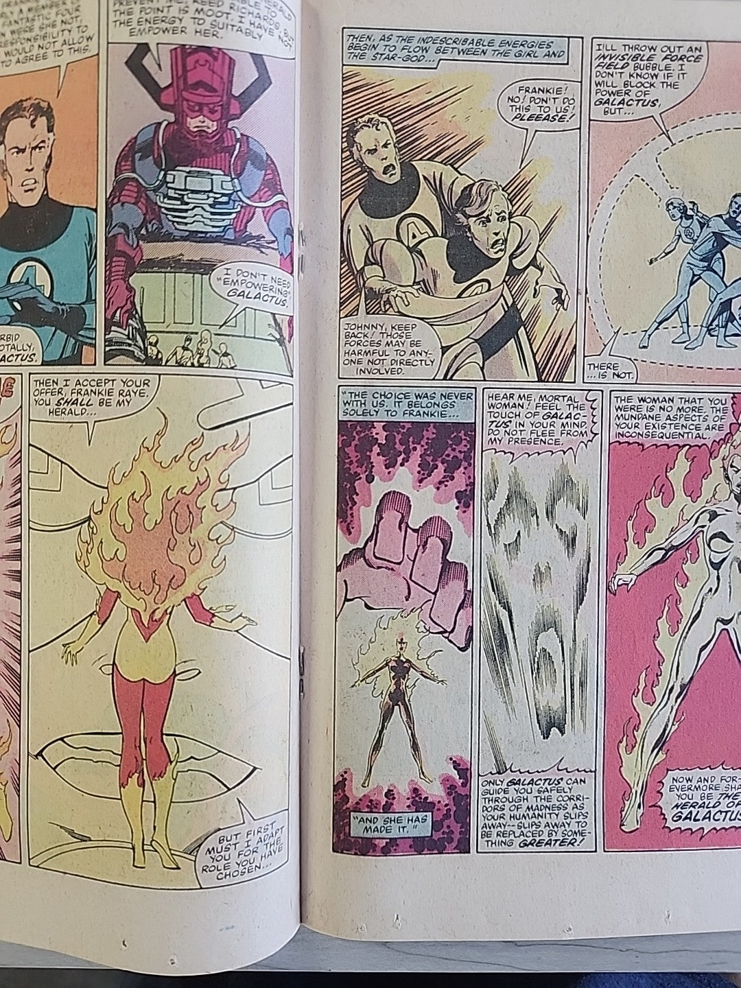 1982 Marvel Fantastic Four #244 1st Frankie Raye As Nova GALACTUS VF/NM 9.0