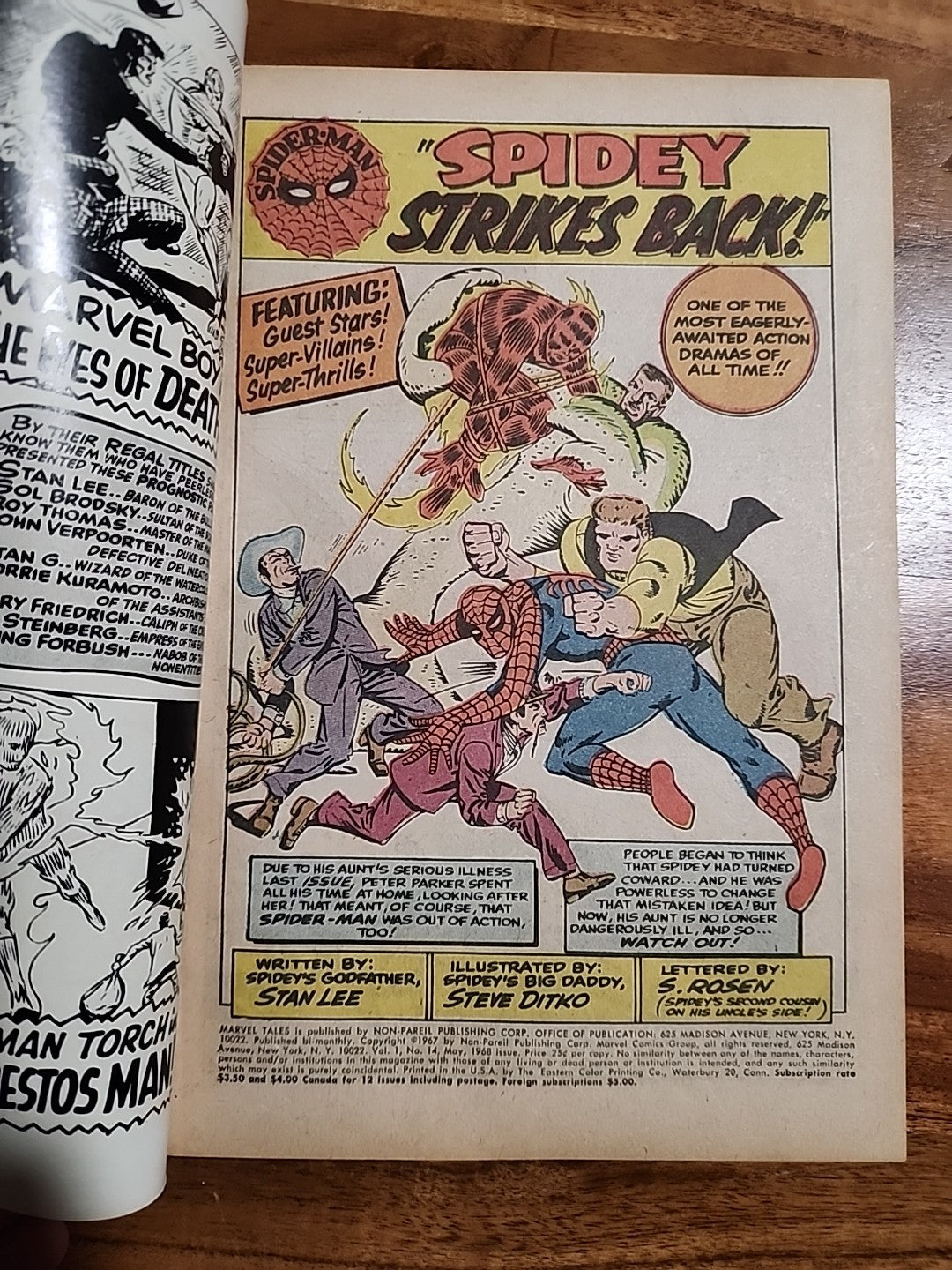 MARVEL TALES #14 Marvel Comics 1968 Higher Grade Reprints