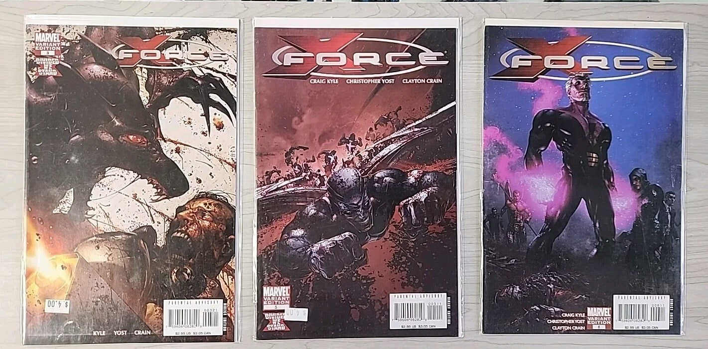 X-Force #1-28 + #3 #5 #14 #16 Variants Annual #1 + Necrosa One-shots And More