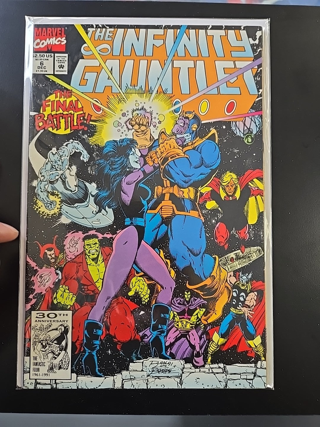 Infinity Gauntlet 1-6 Full Run , Newsstand Copies Of 1,3,4 & 5