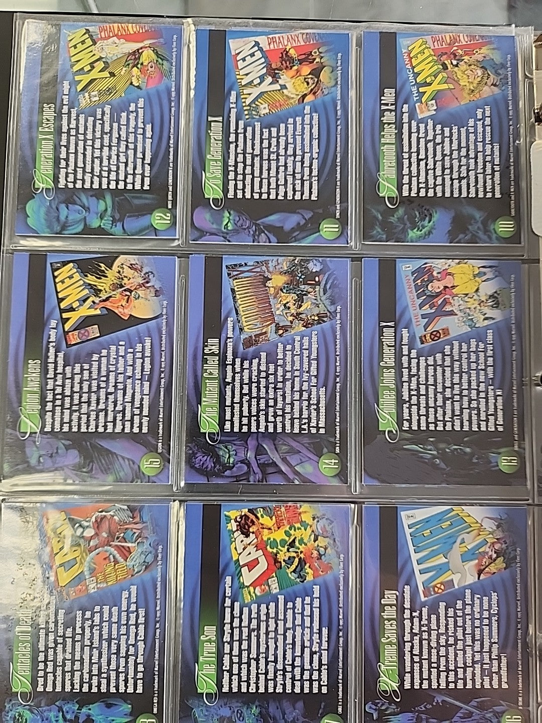 1995 Flair Marvel Annual: Complete Set /w Inserts 200 Cards NM