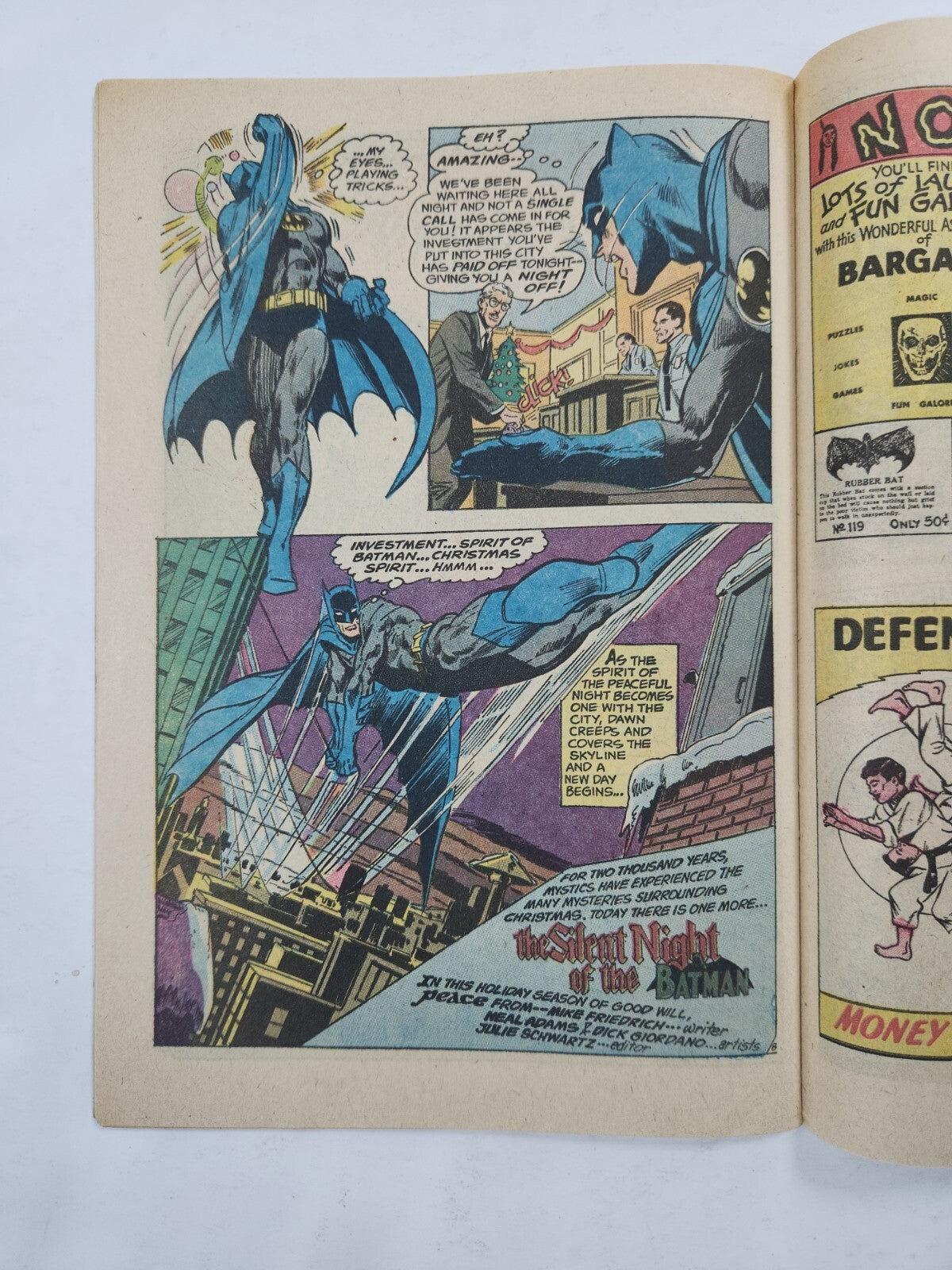 BATMAN 219 - VG/F 5.0 - COMMISSIONER GORDON - NEAL ADAMS ART (1970)