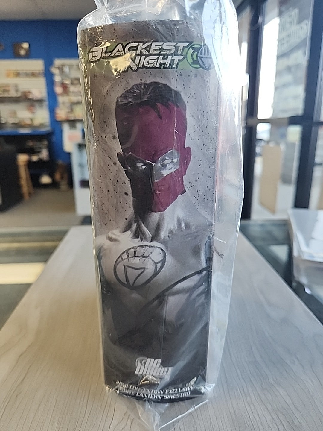 DC Direct Blackest Night White Lantern Sinestro 2010 SDCC Exclusive Brand New