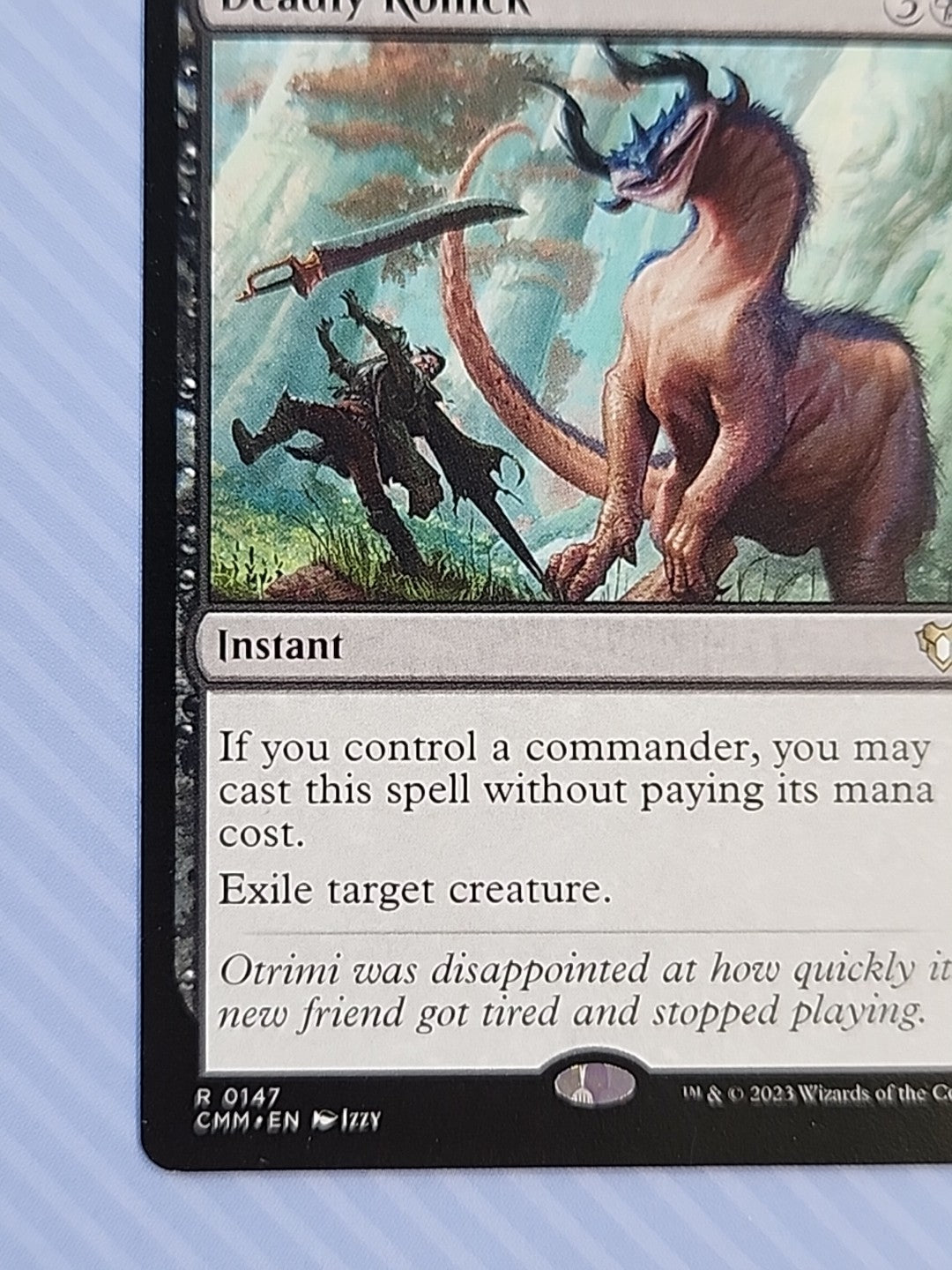 MTG Deadly Rollick Commander Masters Regular English Magic The Gathering NM