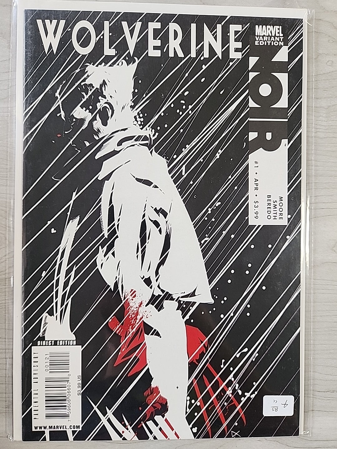 Marvel Wolverine Noir Issues 1-4 Limited Series Moore & Smith 2009 Plus Variant