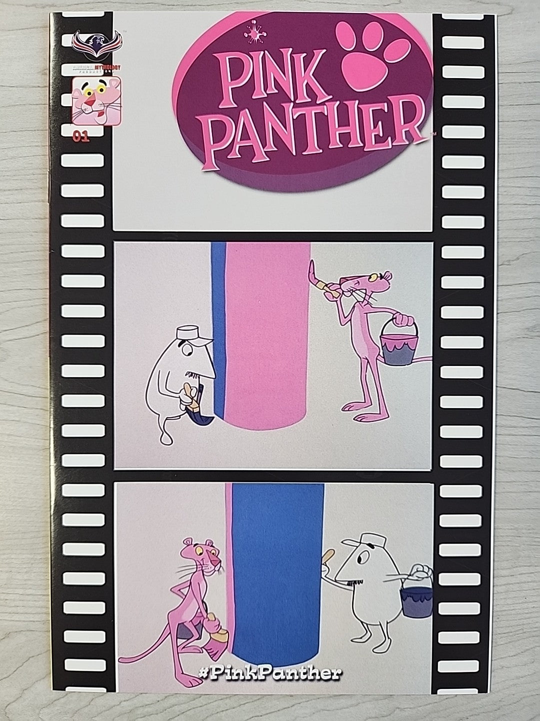 Pink Panther American Mythology Productions #1 & FCBD Lot of 3 Comics 2016