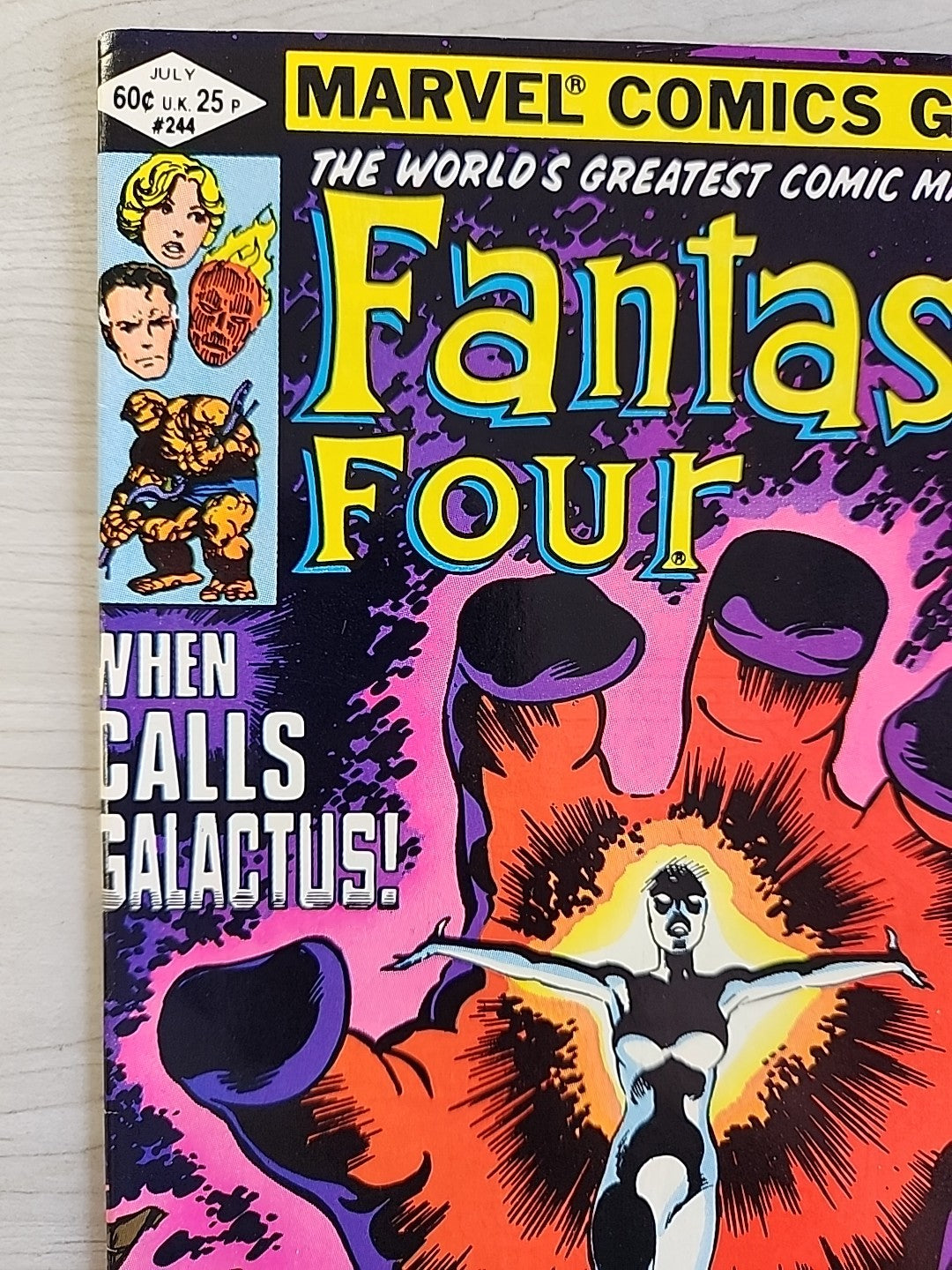 1982 Marvel Fantastic Four #244 1st Frankie Raye As Nova GALACTUS VF/NM 9.0